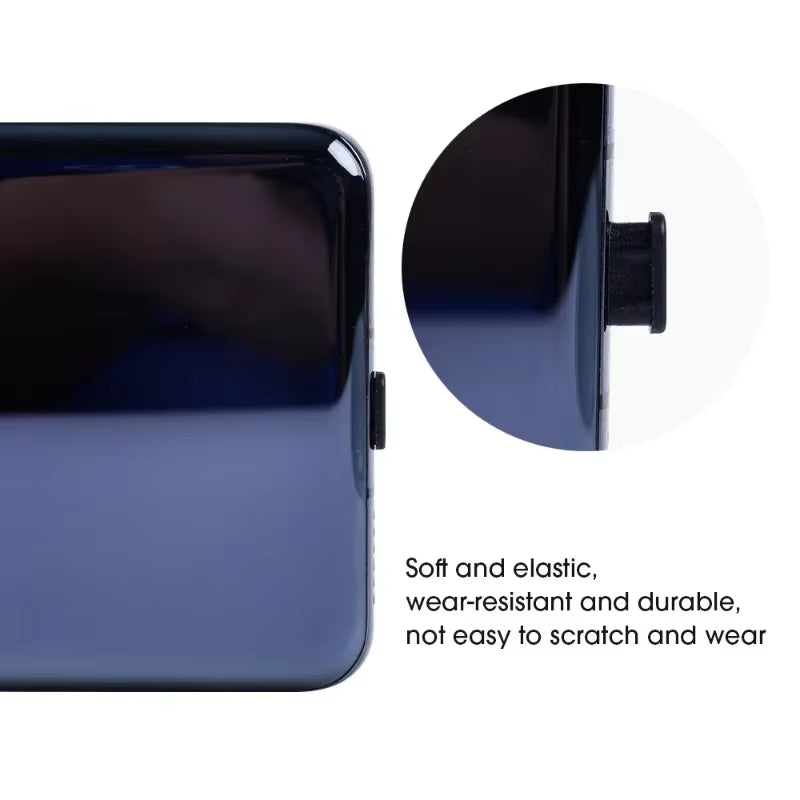 Premium Silicone Dust Plugs for Type C Charging Ports - Protect Your iPhone 15 Pro Max, 15 Plus, Samsung, and Xiaomi from Dust!